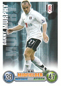 Danny Murphy Fulham 2007/08 Topps Match Attax Update #38